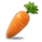 Carrot emoji on Samsung